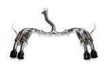 Invidia Gemini R400 Stainless Steel Catback Exhaust w/ Signature Series Black Quad Tips - 2022+ WRX