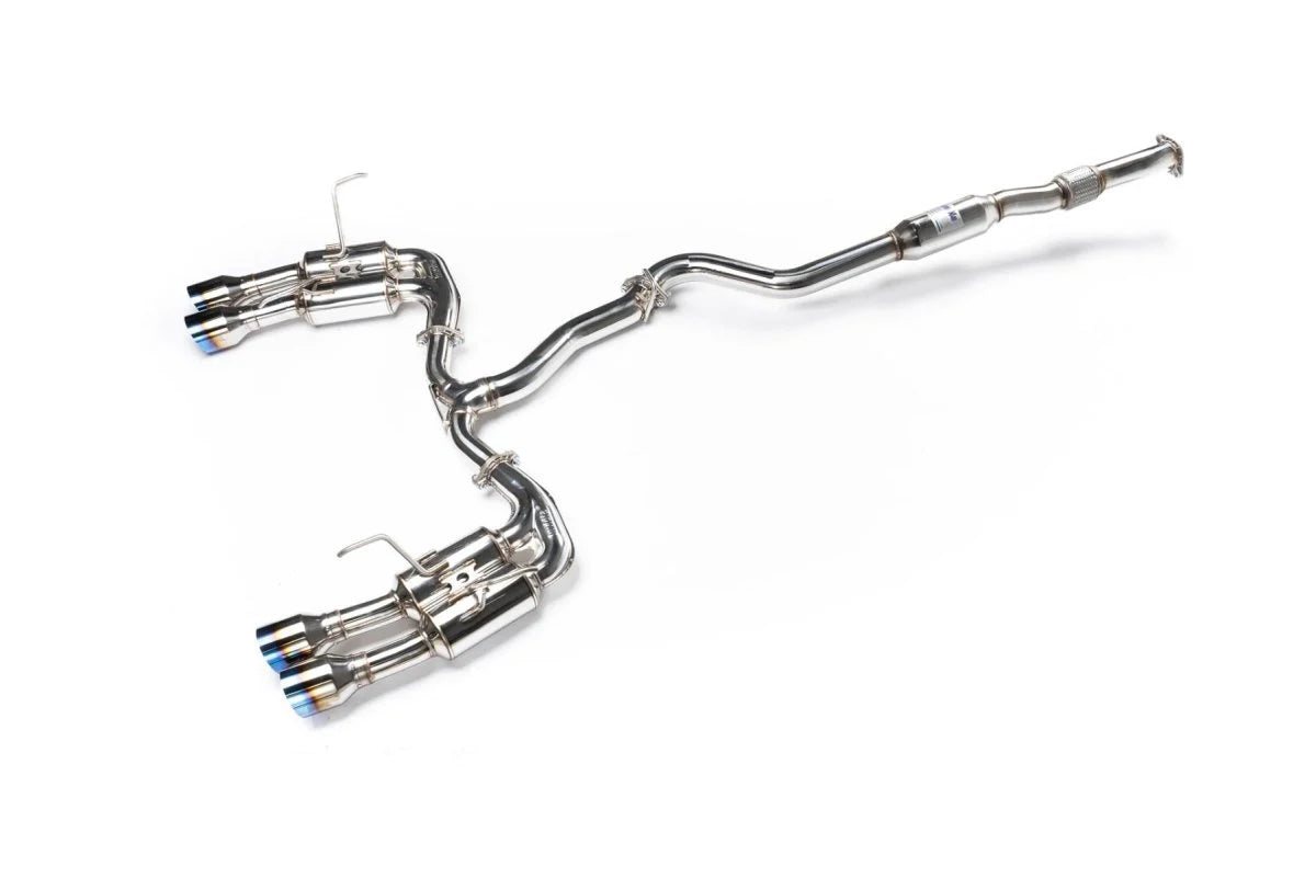 Invidia Gemini R400 Stainless Steel Catback Exhaust w/ Titanium Quad T