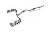 Invidia Gemini R400 Stainless Steel Catback Exhaust w/ Titanium Quad Tips - 2022+ WRX