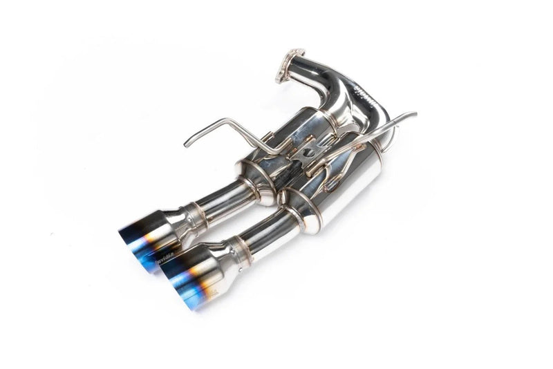 Invidia Gemini R400 Stainless Steel Catback Exhaust w/ Titanium Quad Tips - 2022+ WRX