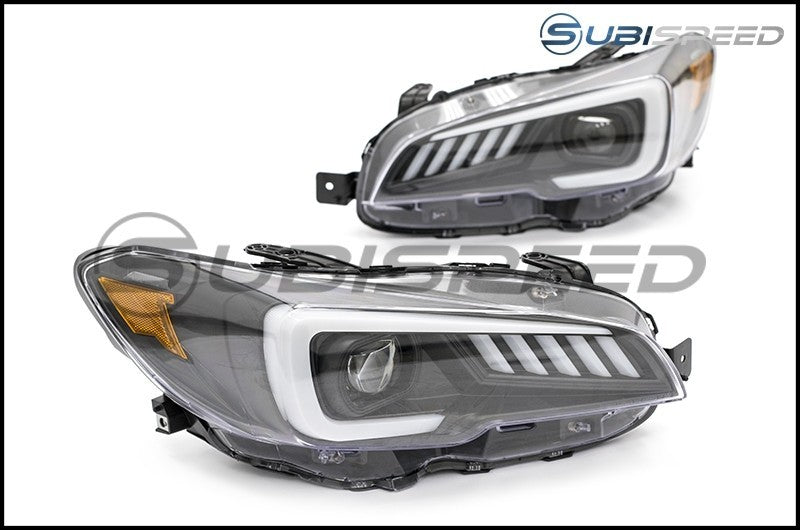 SUBISPEED DRL LED HEADLIGHTS (non sequential) - 2015-2017 WRX & STI, 2018-2021 WRX BASE AND PREMIUM