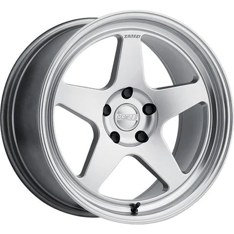 Kansei K12H Knp 18x9.5in / 5x114.3 BP / 22mm Offset / 73.1mm Bore - Hyper Silver Wheel