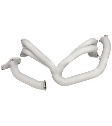 KILLER B 4-1 EQUAL LENGTH HOLY HEADER - WITH V-BAND UP PIPE - SWAINTECH COATING - 02-14 WRX, 04-21 STI, 05-09 LGT