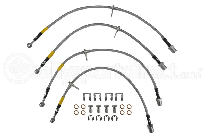 GoodRidge G-Stop Stainless Steel Brake Lines Kit - 08-14 STI