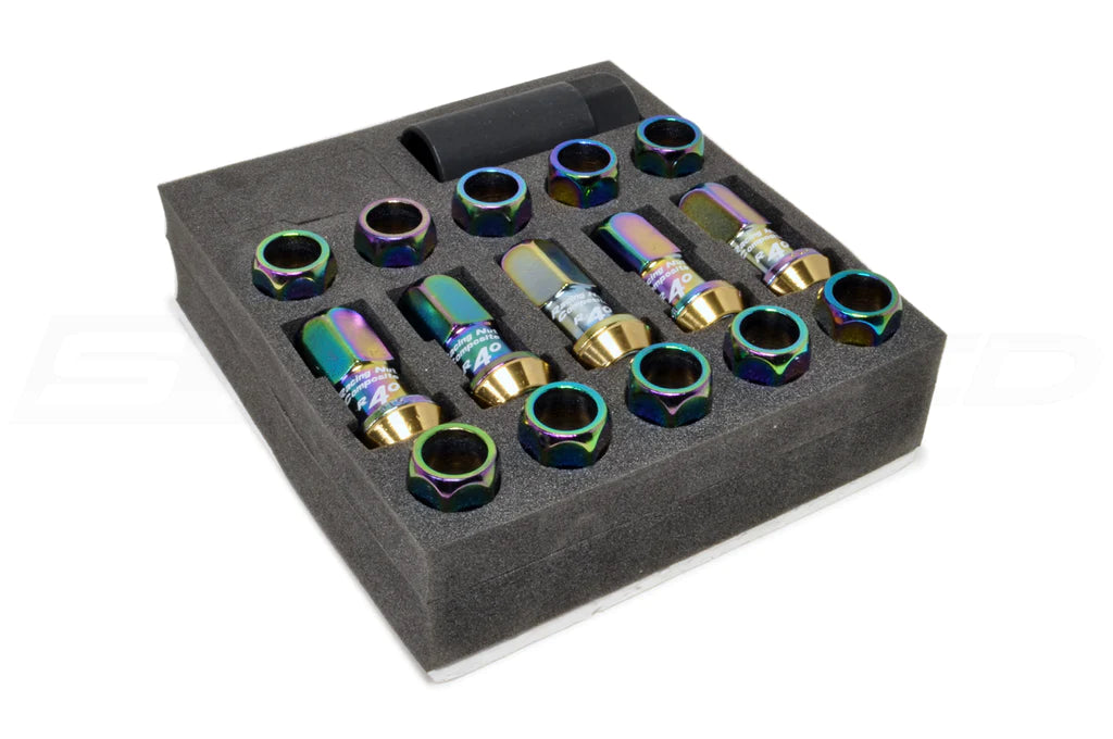 Project Kics 12x1.25 R40 Lug Nuts - Neo Chrome - 20 - no locks