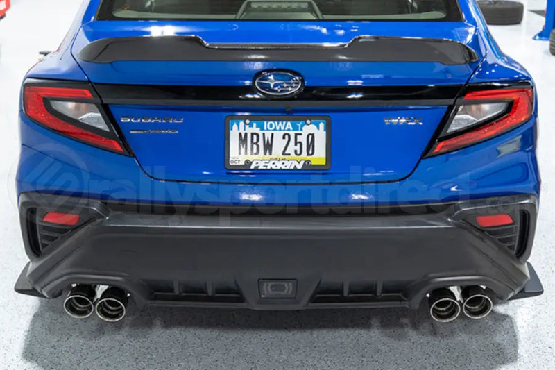 OLM S Style Matte Blk Rear Spats - WRX 2022+