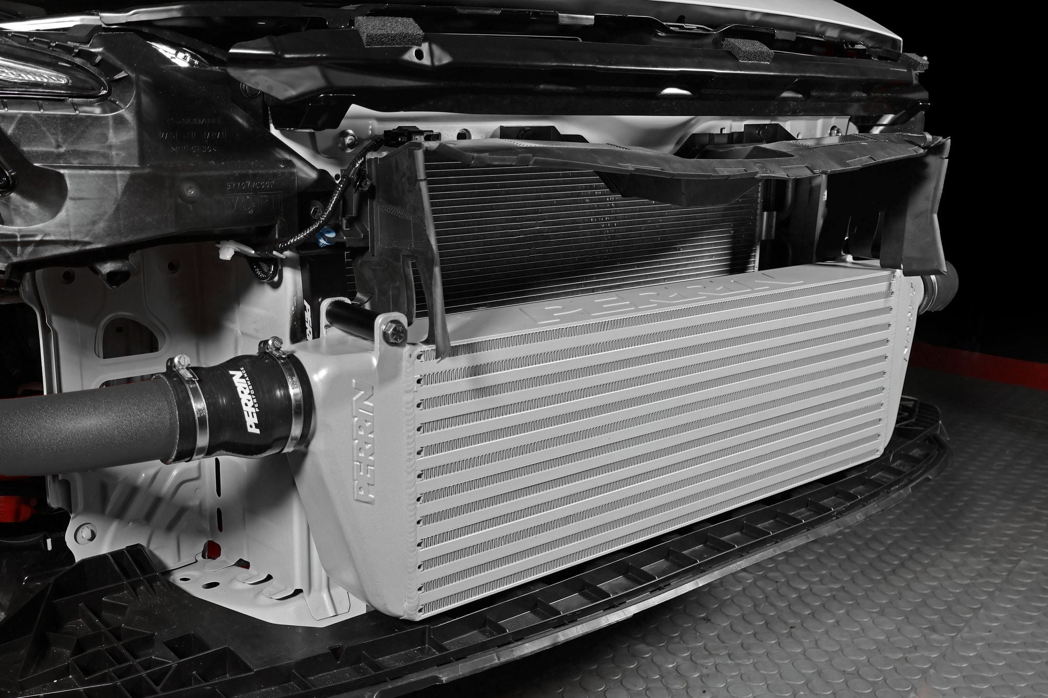 PERRIN FRONT MOUNT INTERCOOLER KIT - Black Tubes & Silver Core - 2022+ WRX