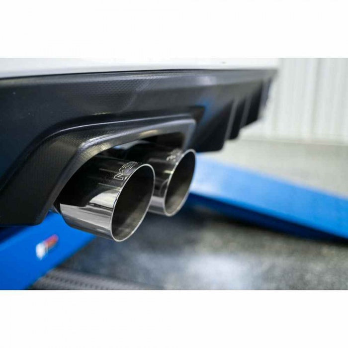 MBRP 2.5in Dual Split Rear Exit w/ 3.5in Tips - T304 - 2015-2021 WRX, 2015-2021 STI