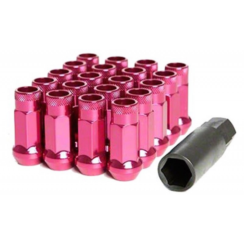 Muteki SR48 12X1.25 Open Ended Lug Nuts - PINK