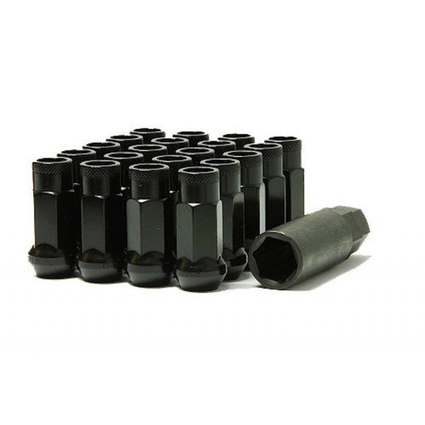 Muteki SR48 12X1.25 Open Ended Lug Nuts - Black