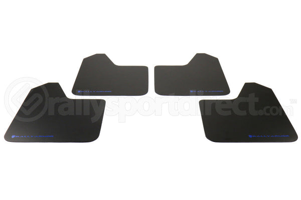 RALLY ARMOR BASIC MUD FLAPS - BLUE LOGO - UNIVERSAL