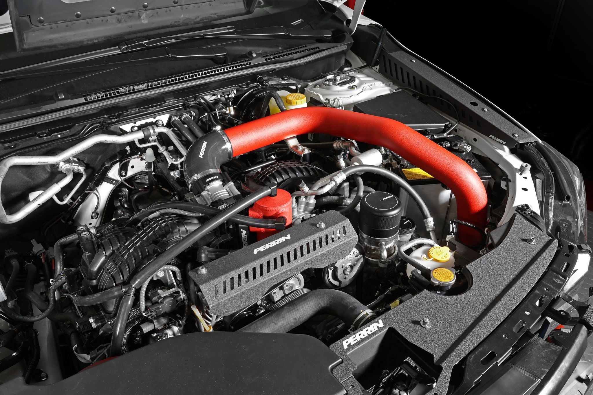 PERRIN FRONT MOUNT INTERCOOLER KIT - Red Tubes & Silver Core - 2022+ WRX