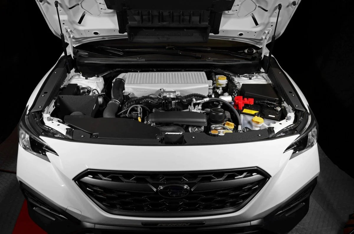 Perrin Fender Shroud Kit Black - 2022+ WRX