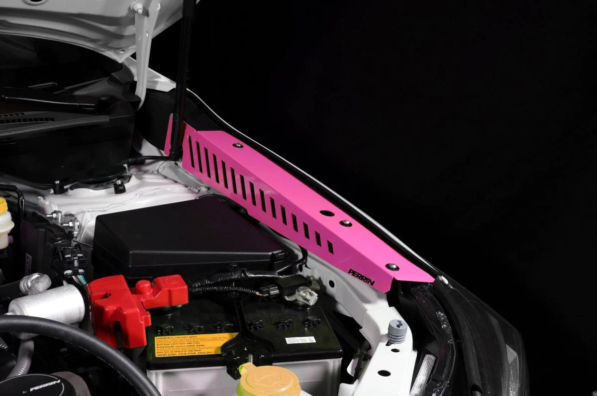 Perrin Fender Shroud Kit Hyper Pink - 2022+ WRX