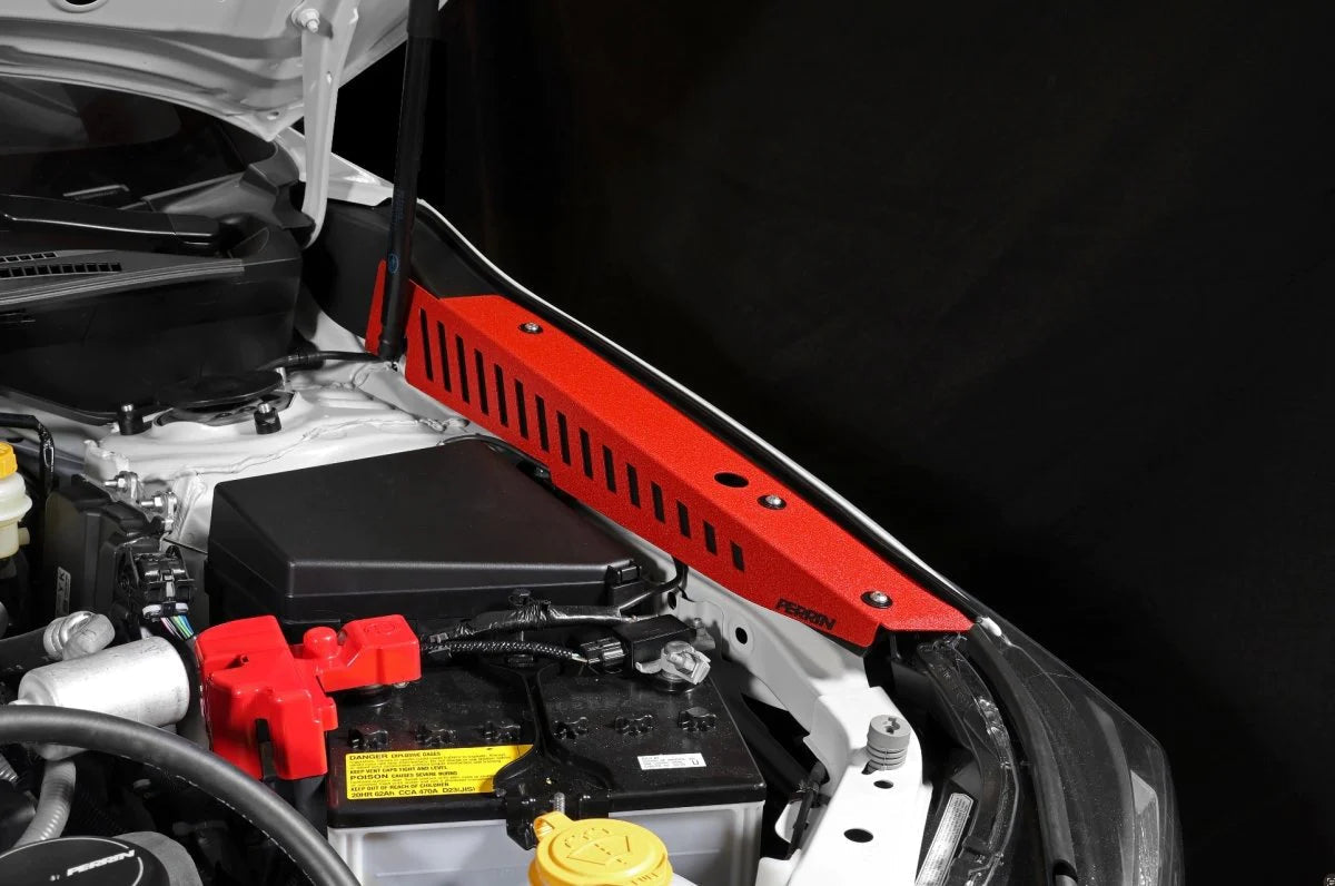 Perrin Fender Shroud Kit Red - 2022+ WRX
