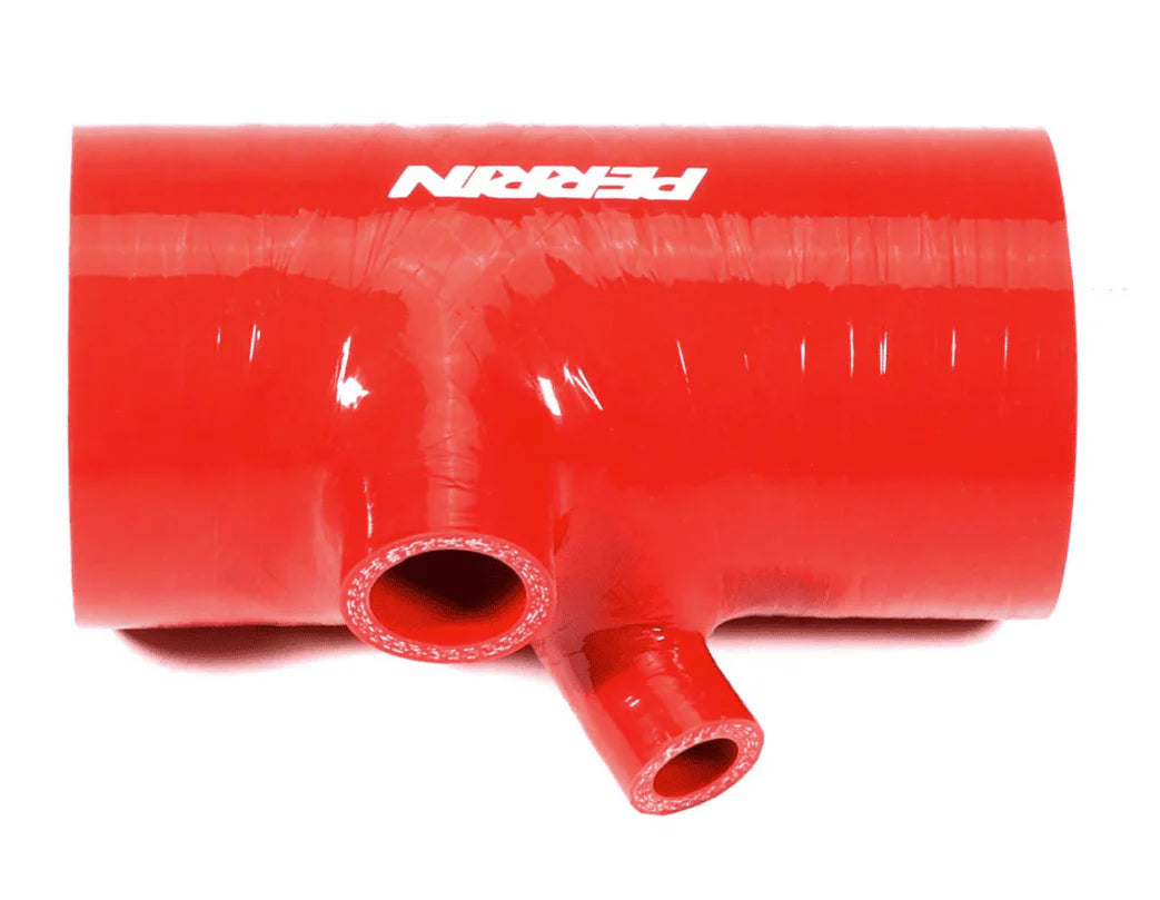 Perrin Short Type Turbo Inlet Hose  - Red - 22-25 Subaru WRX + MORE