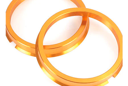 PROJECT KICS (PAIR) OF HUBRINGS ALUMINUM 2-PACK 65mm TO 56.1mm (GRAMLIGHTS 5X100 SUBARU)