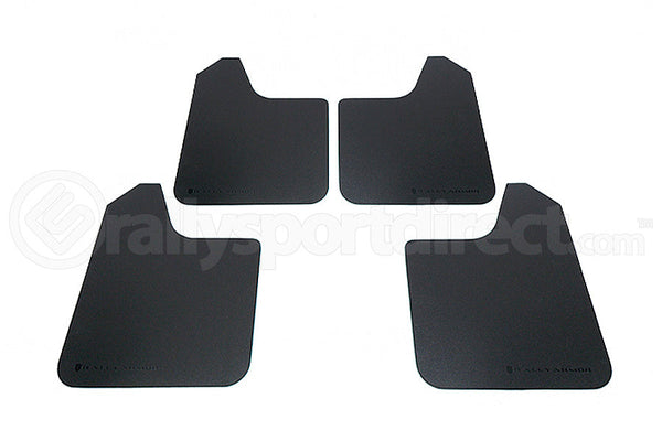 RALLY ARMOR BASIC MUD FLAPS - BLACK LOGO - UNIVERSAL