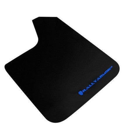 RALLY ARMOR UR UNIVERSAL MUD FLAPS - BLACK/BLUE LOGO