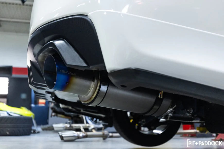 Revel Medallion Ultra Ti Single Exit 3" full Titanium Catback Exhaust - 08-21 WRX SEDAN, 11-21 STI SEDAN