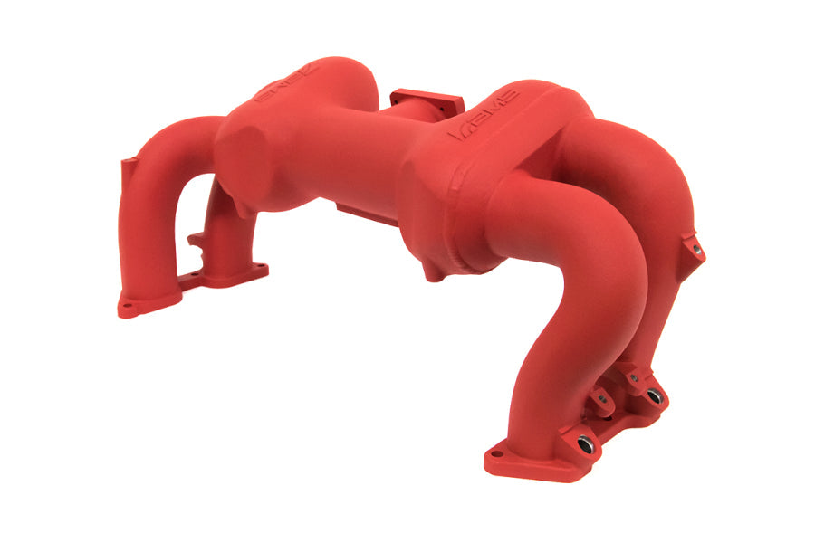 AMS EJ25 Intake Manifold - Standard Rotation - RED - 2002-2014 WRX, 2004-2021, 04-08 FXT
