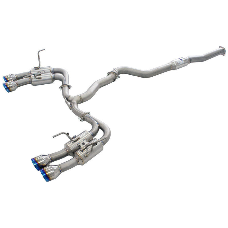 CLEARANCE - Invidia Gemini R400 Full Titanium Quad Tip Exhaust - 2015-2021 WRX, 2015-2021 STI