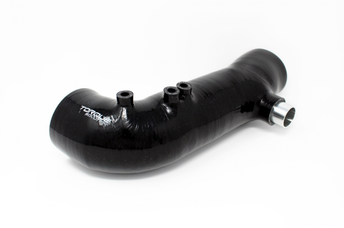 Torque Solution 3 Inch Recirculating Style Turbo Inlet Hose - Black - 2002-2007 WRX, 2004-2021 STI, 2004-2008 FXT