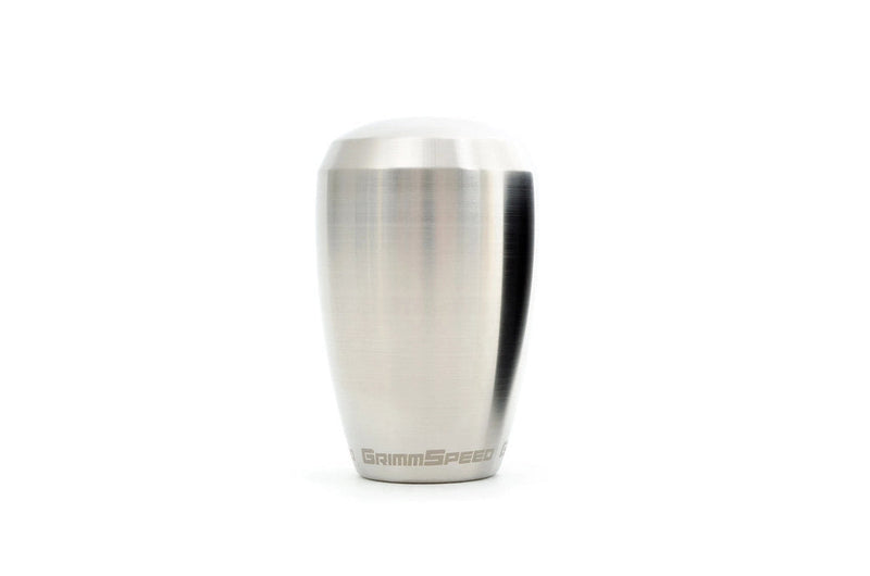 GRIMMSPEED SHIFT KNOB - STAINLESS - MOST MANUAL SUBARU MODELS