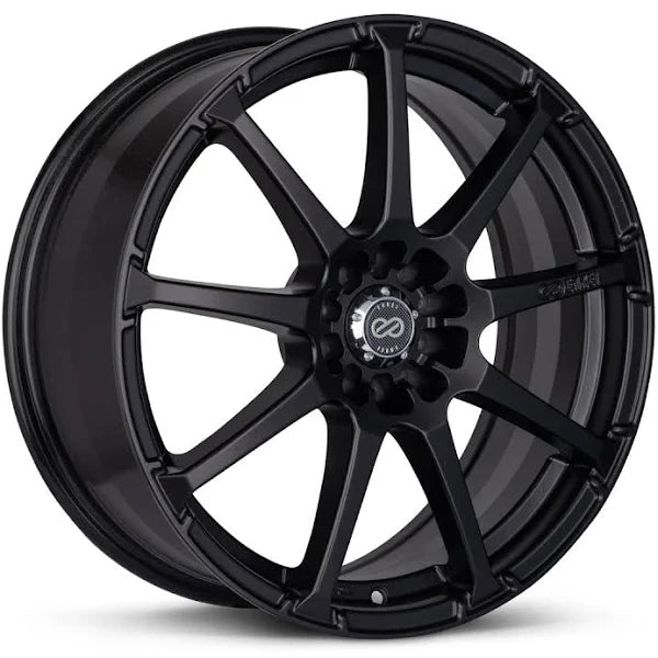 Enkei EDR9 - 17x7 5x100/5x114.3 38mm offset 72.6 Bore - Matte Black Wheel