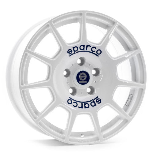 OZ SPARCO TERRA 17 X 7.5 +45 5 X 114.3 CB73.1 WHITE WITH BLUE LETTERIN