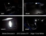 Diode Dynamics Stage 1 Blue LED Interior Lighting Kit - 2015-2021 WRX/STI, 2022+ WRX