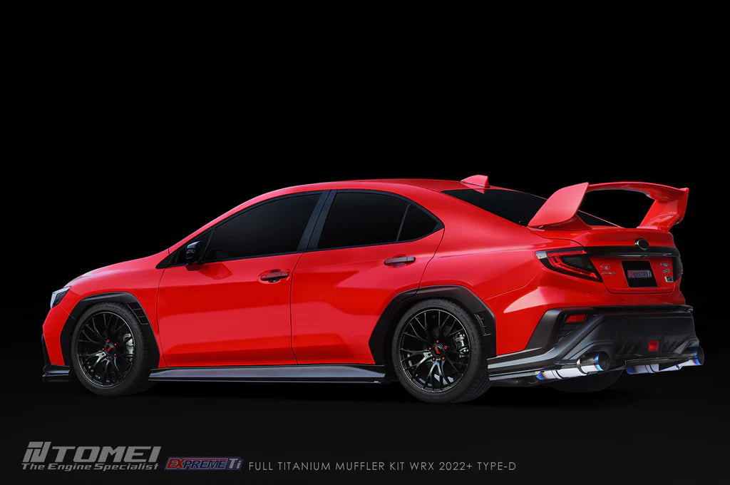 Tomei Expreme Titanium Type-D Dual Exit Exhaust - 2022+ WRX