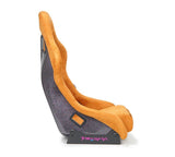 NRG FRP Bucket Seat PRISMA Edition W/ Pearlized Back Tan Alcantara - Large