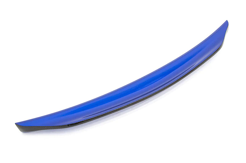OLM Paint Matched Duckbill Spoiler w/ Carbon Center Line - 2015-2021 Subaru WRX & STI