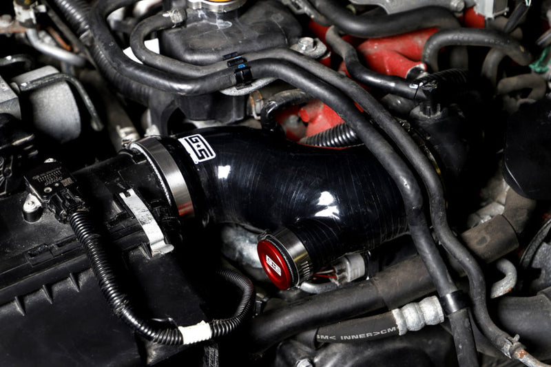 GrimmSpeed Post MAF Hose Kit Black w/ OEM Sound Generator Tube - Black - 15-17 STI