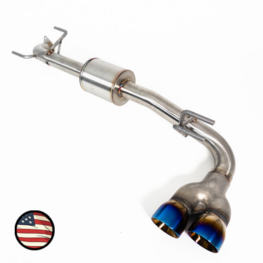NAMELESS PERFORMANCE Axleback Exhaust - 5" Muffler - 3" Dual Neochrome Tips - 2024+ Impreza