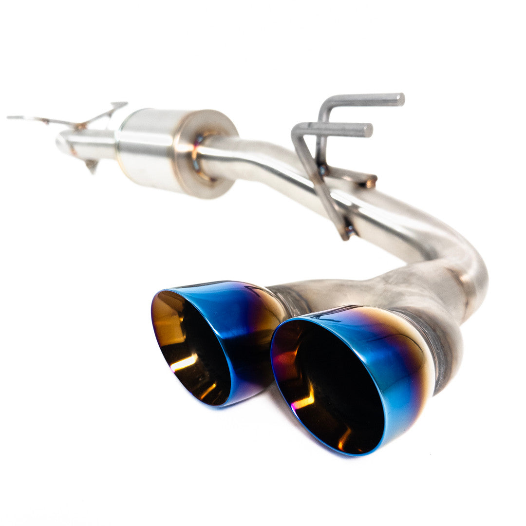 NAMELESS PERFORMANCE Axleback Exhaust - 5" Muffler - 3" Dual Neochrome Tips - 2024+ Impreza