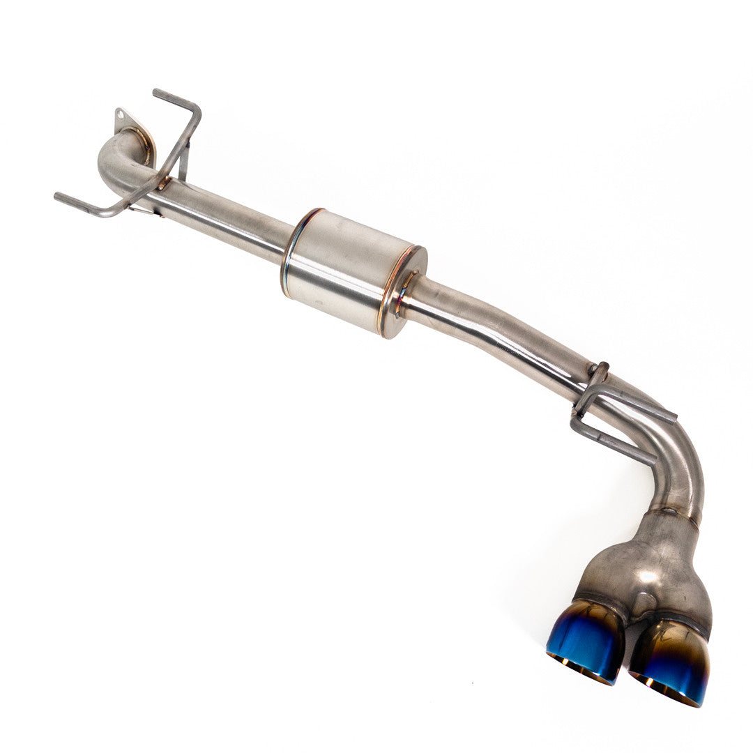 NAMELESS PERFORMANCE Axleback Exhaust - 5" Muffler - 3" Dual Neochrome Tips - 2024+ Impreza