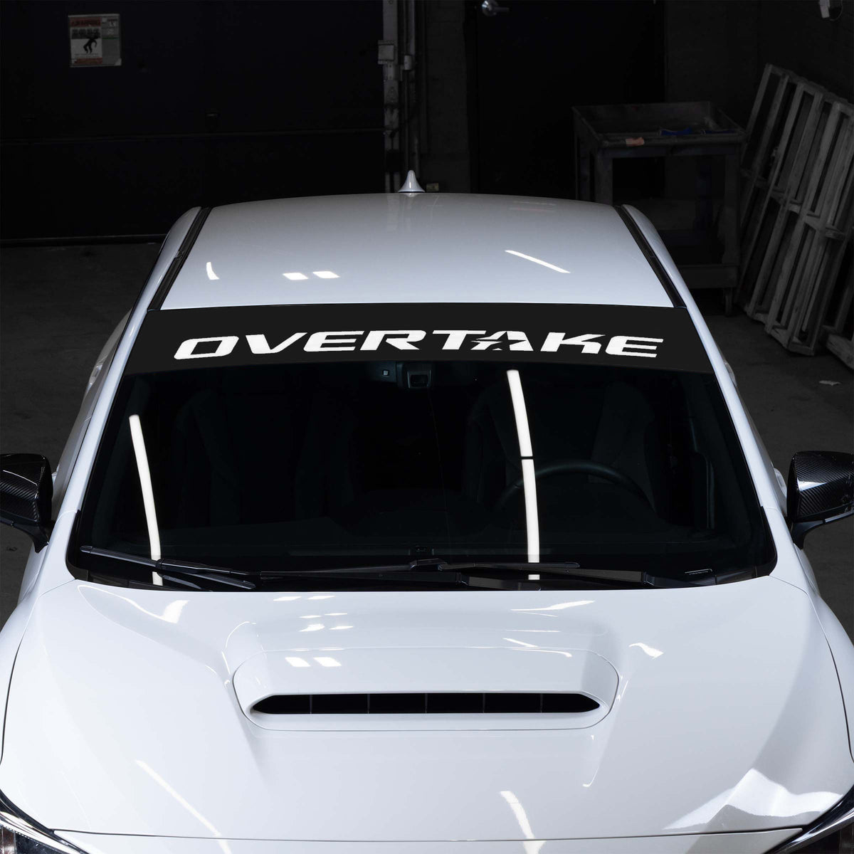 Overtake Windshield Banner