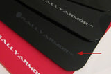 RALLY ARMOR UR MUDFLAPS - BLACK/GREY LOGO - 02-07 IMPREZA, 02-07 WRX, 04-07 STI