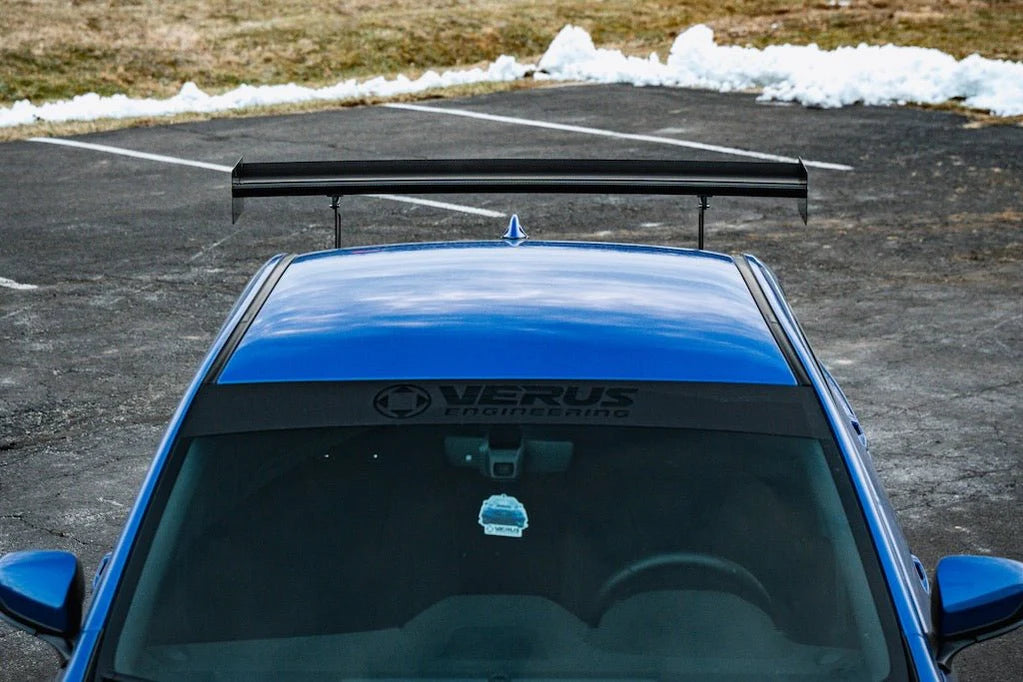 Verus Engineering UCW Wing Bottom Mount w/ Carbon Fiber End Plates - 2022-2025 WRX