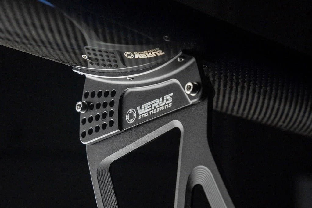 Verus Engineering UCW Wing Bottom Mount w/ Carbon Fiber End Plates - 2022-2025 WRX