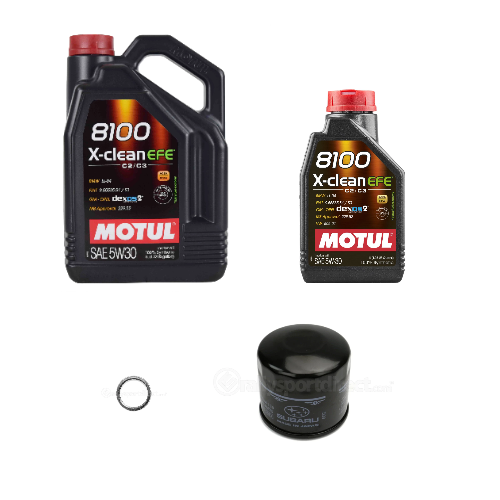 Motul 8100 5W30 X-Clean EFE Oil Change Kit - Subaru BRZ 2013-2021