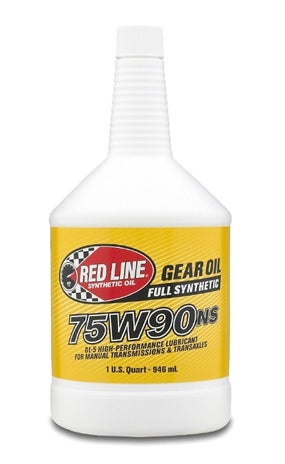 Red Line Synthetic 75W90NS GL-5 Gear Oil Without Friction Modifiers - 1QT