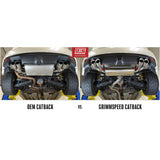 GRIMMSPEED CATBACK EXHAUST SYSTEM - NON RESONATED - 11-14 WRX HATCHBACK, 08-14 STI HATCHBACK