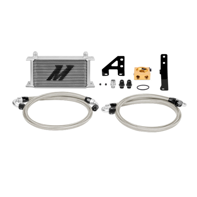 Mishimoto Thermostatic Oil Cooler Kit - Silver - 2015-2021 STI