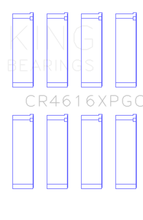 King .25 Oversized Tri-Metal Connecting Rod Bearing Set - 2013 - 2021 Subaru BRZ, 20152021 WRX