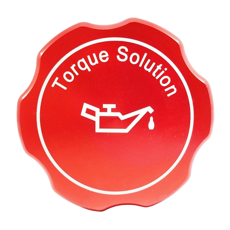 Torque Solution Billet Aluminum Oil Cap - Red - Subaru WRX/STI/BRZ