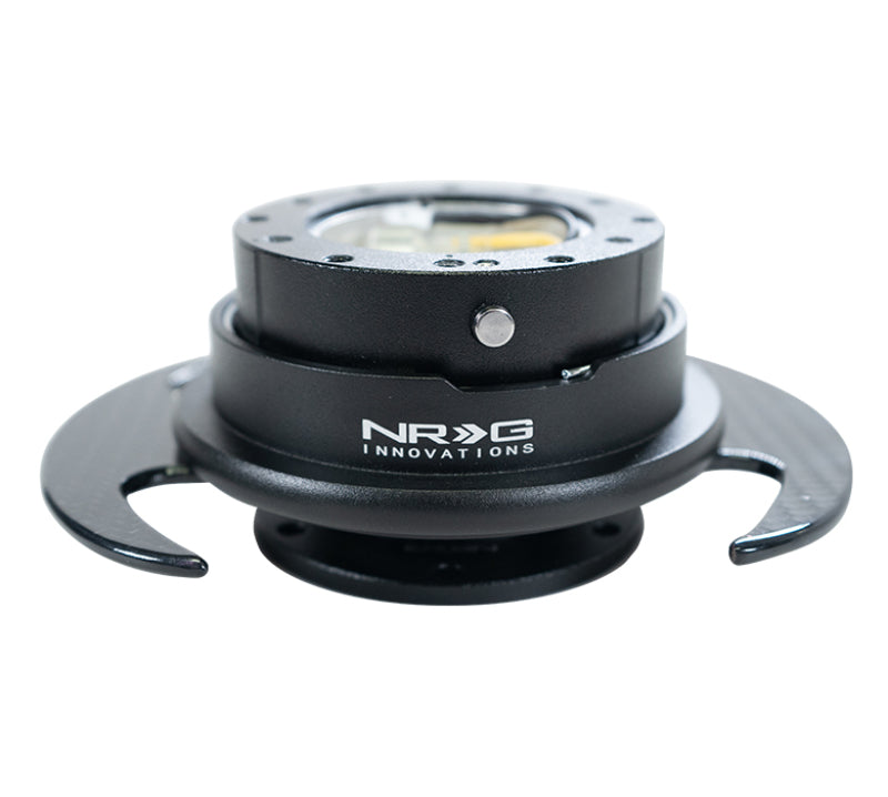 NRG Steering Quick Release Kit Gen 2.5 Black w/Carbon NRG Steering Quick Release Kit Gen 2.5 Black w/Carbon