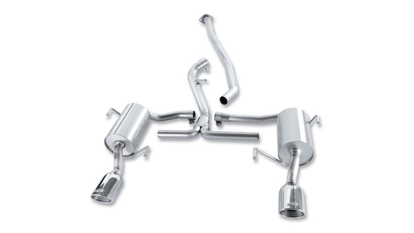 BORLA CATBACK EXHAUST - 08-11 IMPREZA SEDAN 2.5